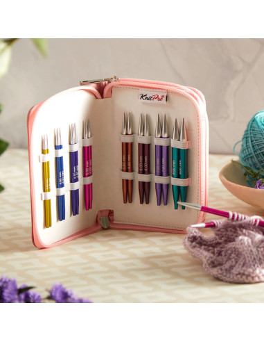 KnitPro Deluxe Zing korte rondbreinaalden set