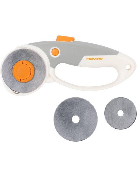 Fiskars 2-in-1 roterende snijder met messen van 45 mm en 60 mm
