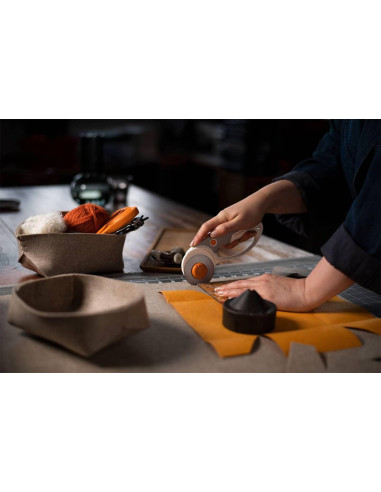 Fiskars 2-in-1 roterende snijder met messen van 45 mm en 60 mm