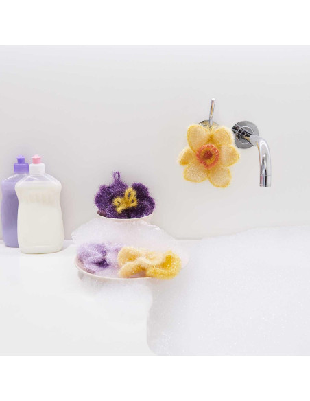 Haakpakket - Lente bloemen spons