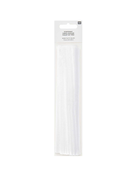 Set van 10 speciale borduurstofcoupons - Wit