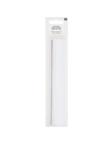 Set van 10 speciale borduurstofcoupons - Pebble