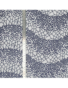 Mila kantstof - Marineblauw 2
