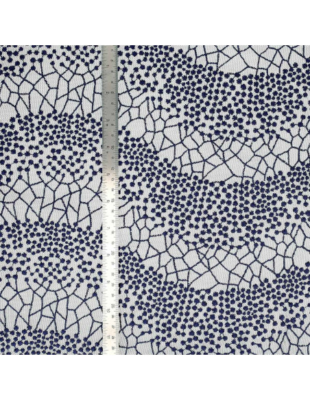 Mila kantstof - Marineblauw