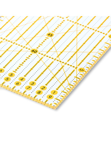 Omnigrid patchwork liniaal hoeken 10 x 45 cm