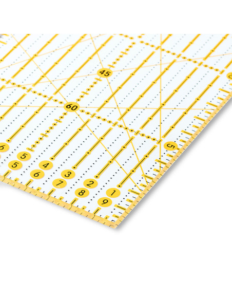 Omnigrid patchwork liniaal hoeken 10 x 45 cm