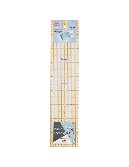 Omnigrid patchwork liniaal hoeken 10 x 45 cm