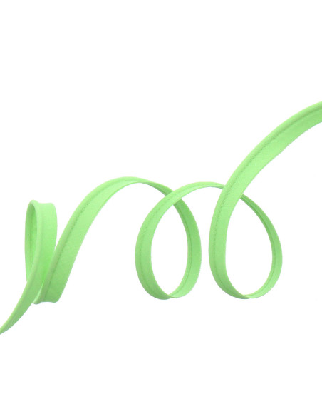 Paspelband van textiel 10 mm - Lichtgroen