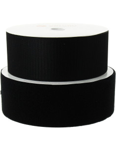 VELCRO® Merk zelfklevend zwart 100 mm breed rol van 25 meter