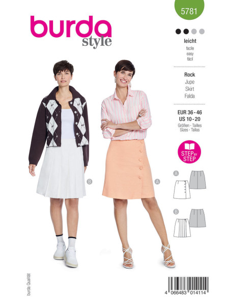 Rokpatroon - Burda 5781