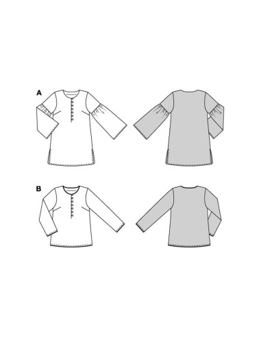 Blousepatroon - Burda 5822