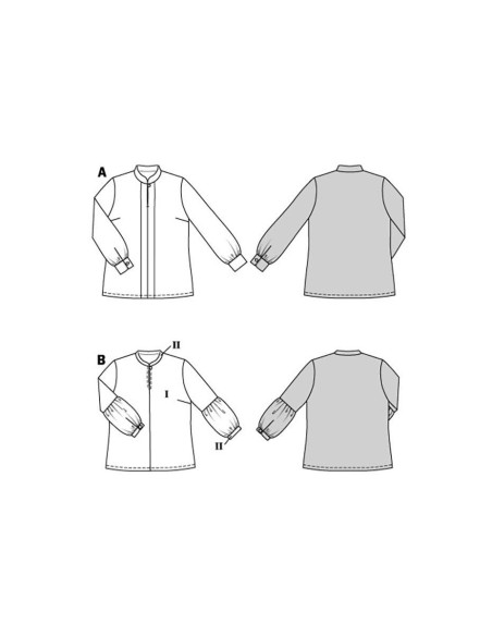 Blousepatroon - Burda 5839