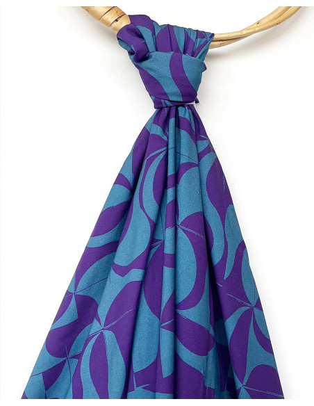 Viscose twill stof Purple retro - My Dress Made