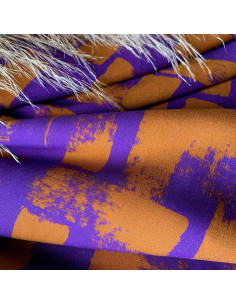 Viscose twill stof Purple rain - My Dress Made