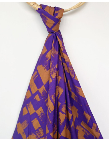 Viscose twill stof Purple rain - My Dress Made