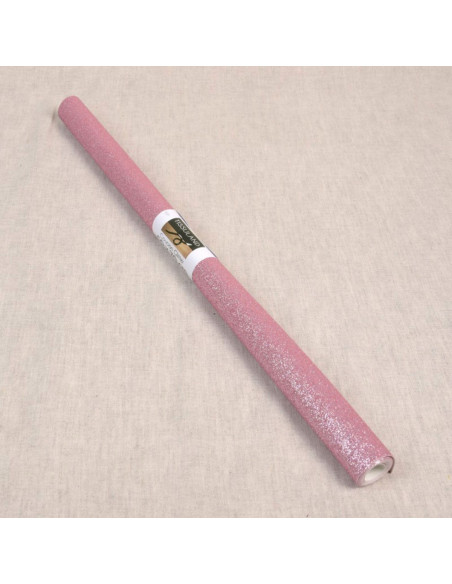 Glittervel 50 x 70 cm - Roze