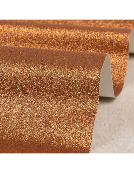 Glittervel 50 x 70 cm - Oranje