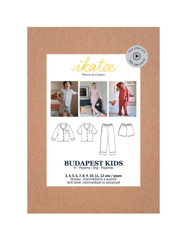 Budapest kids pyjamapatroon - Ikatee