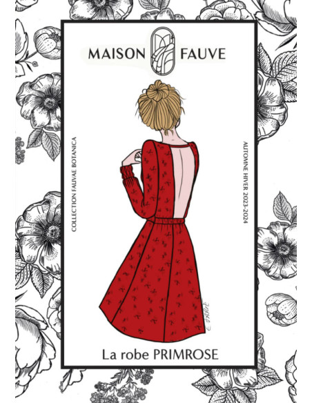 Primrose-jurk patroon - Maison Fauve