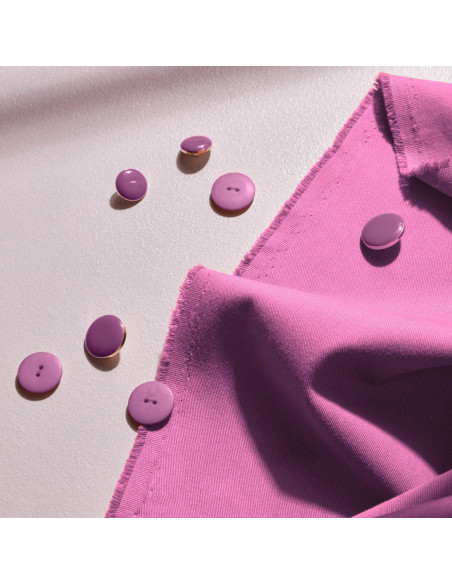 Lichte Bubble Gum katoenen gabardine stof - Atelier Brunette