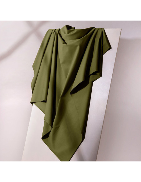 Lichte katoenen gabardine stof Ivy Green - Atelier Brunette