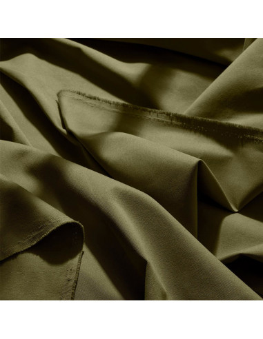 Lichte katoenen gabardine stof Ivy Green - Atelier Brunette