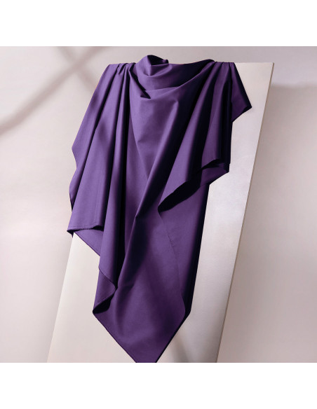 Licht katoenen gabardine stof Majestic Purple - Atelier Brunette