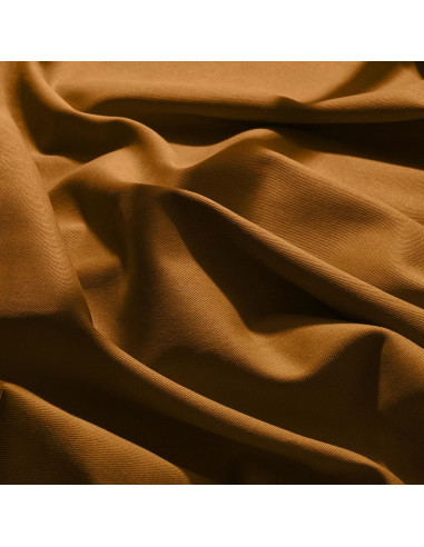 Lichte oker katoenen gabardine stof - Atelier Brunette