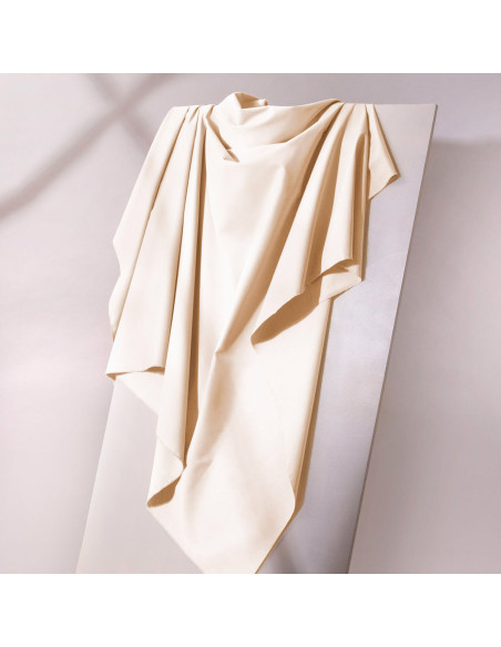 Lichte katoenen gabardine stof Off White - Atelier Brunette