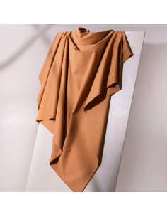 Lichte pecan pie katoenen gabardine stof - Atelier Brunette