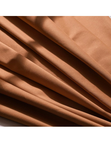 Lichte pecan pie katoenen gabardine stof - Atelier Brunette