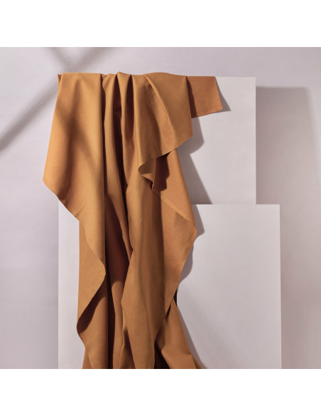 Pecan Pie katoenen gabardine stof - Atelier Brunette