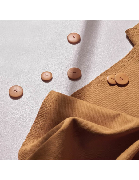 Pecan Pie katoenen gabardine stof - Atelier Brunette