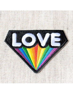 Strijkembleem Love - Afdeling LOVE