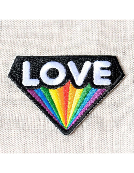 Strijkembleem Love - Afdeling LOVE