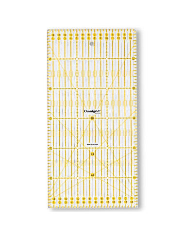 Omnigrid patchwork liniaal hoeken 15 x 30 cm