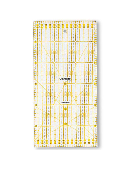 Omnigrid patchwork liniaal hoeken 15 x 30 cm