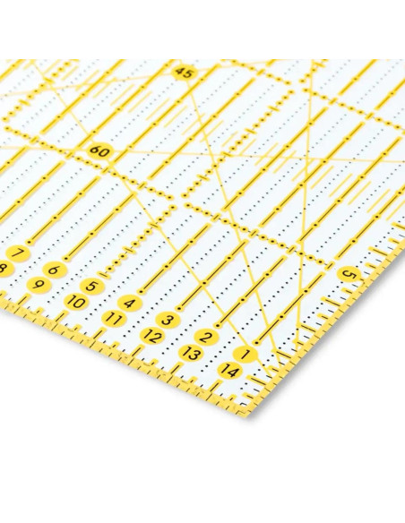 Omnigrid patchwork liniaal hoeken 15 x 30 cm