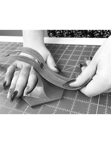 Rijg schuivers voor ritssluiting Zipper Jig The Gypsy Quilter