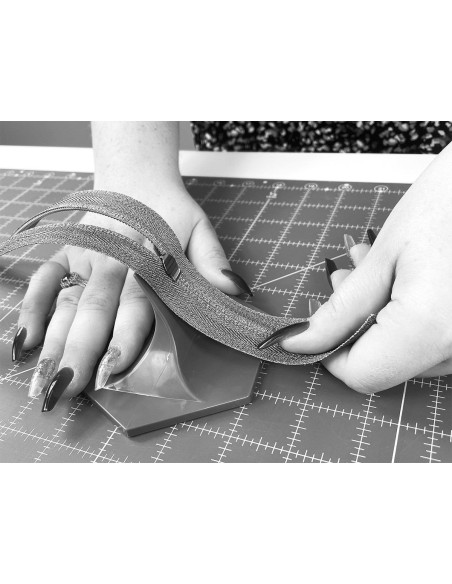 Rijg schuivers voor ritssluiting Zipper Jig The Gypsy Quilter