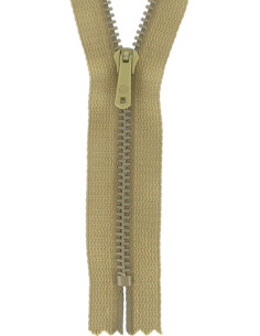 Ritssluiting broek - Middel beige