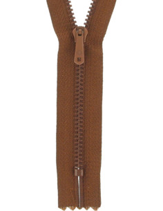 Ritssluiting broek - Middelbruin