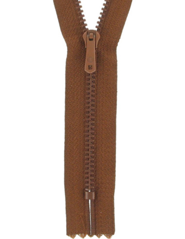 Ritssluiting broek - Middelbruin