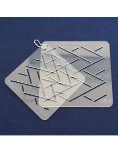 Set van 2 sjablonen voor sashiko stencil - Higaki