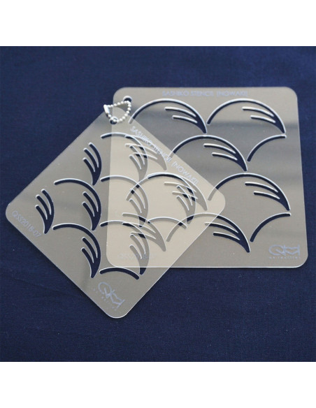 Set van 2 sjablonen voor sashiko stencil - Nowaki