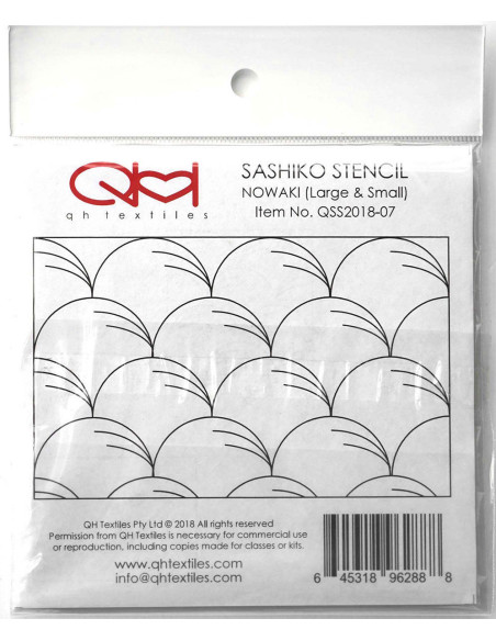 Set van 2 sjablonen voor sashiko stencil - Nowaki
