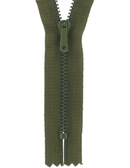Ritsluiting broek - Donkerkaki