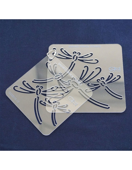 Set van 2 sjablonen voor sashiko stencil - Tonbo