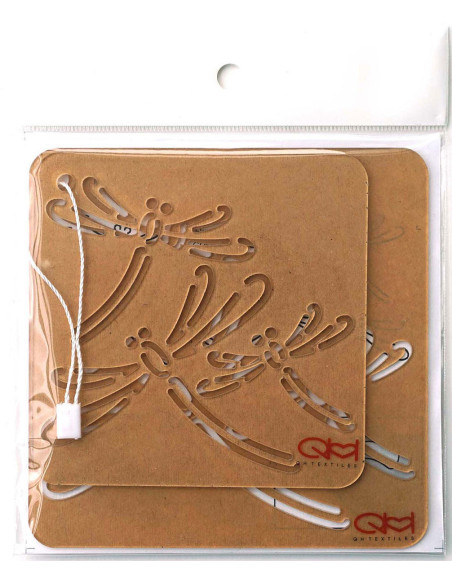 Set van 2 sjablonen voor sashiko stencil - Tonbo