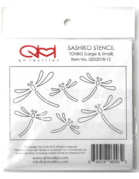 Set van 2 sjablonen voor sashiko stencil - Tonbo